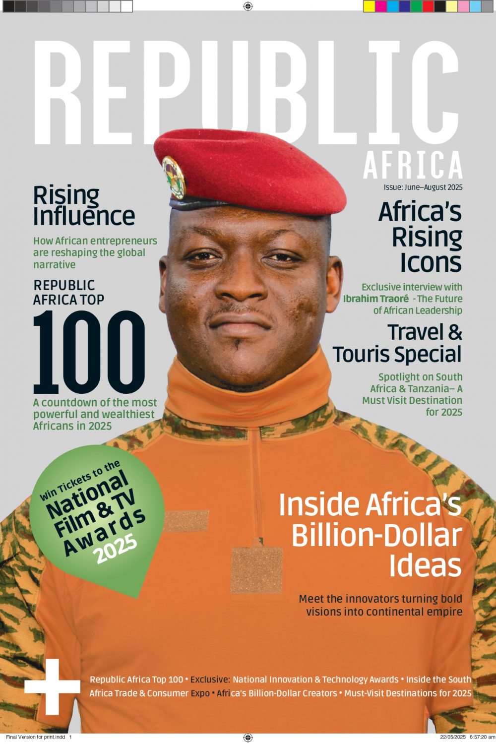 REPUBLIC Africa - Ibrahim Traoré Front Cover