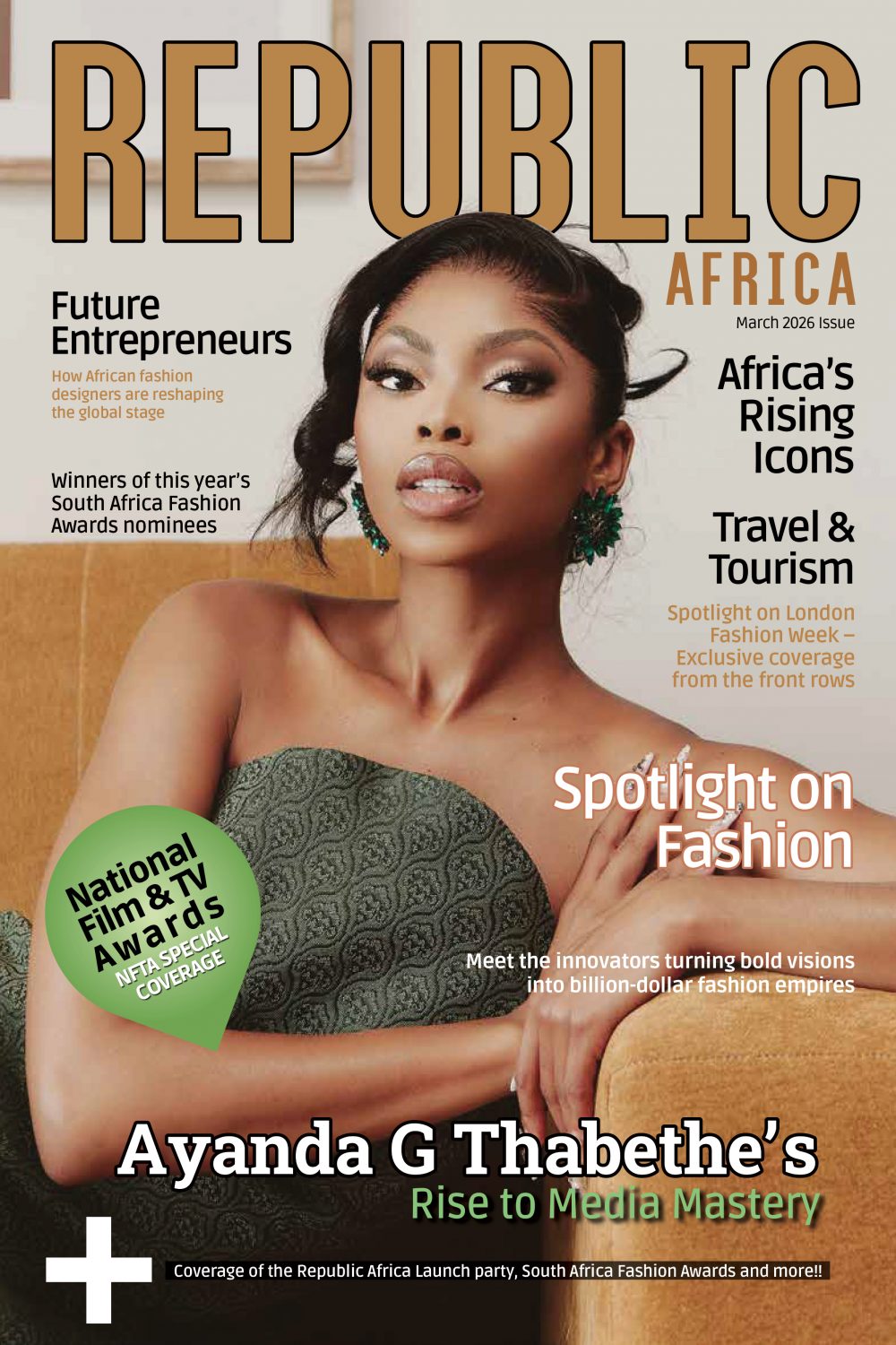 March 2026 Issue - Ayanda G Thabethe -Frontcover Exclusive